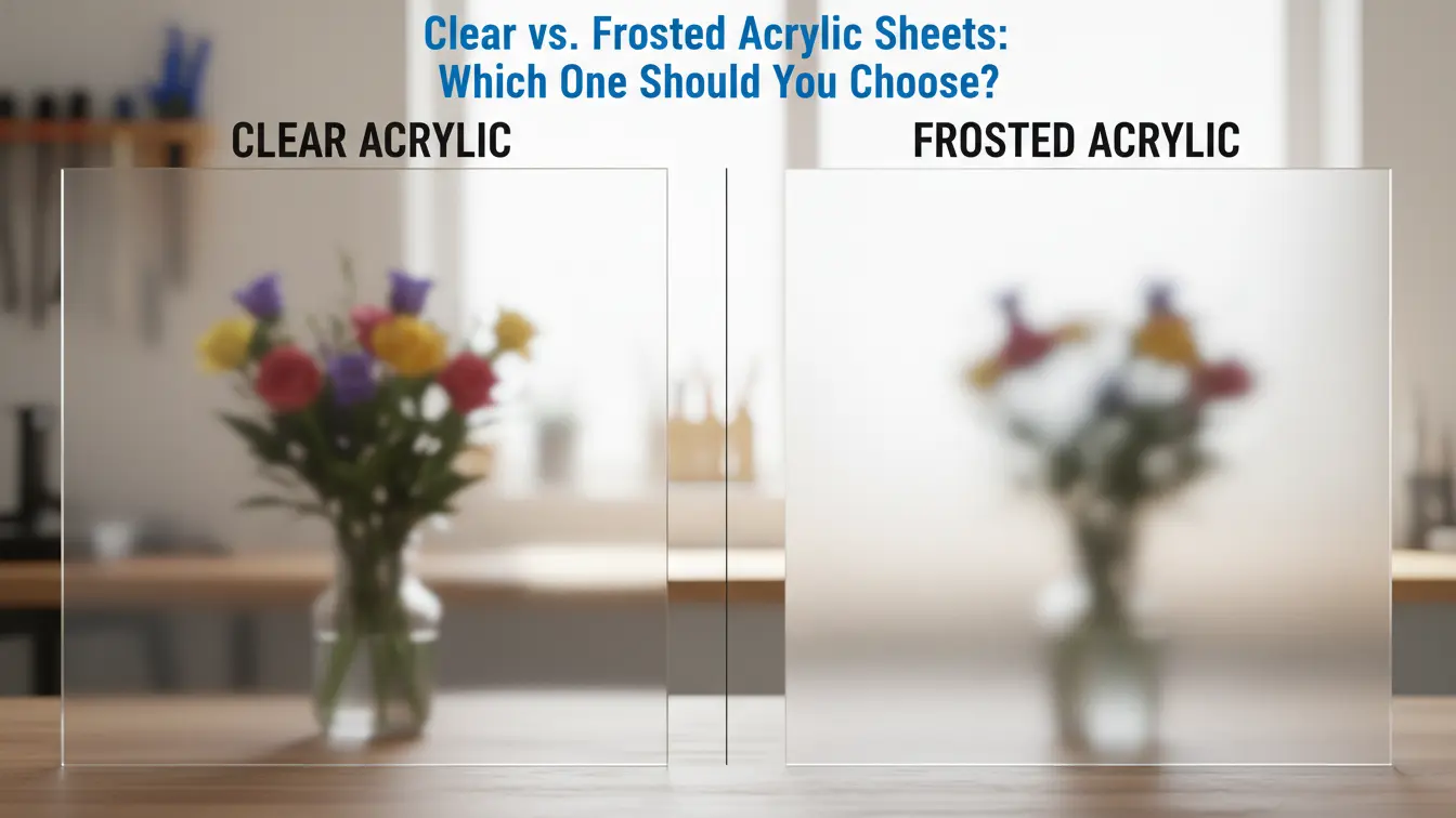 Clear vs. Frosted Acrylic Sheets: Which One Should You Choose? | Arona ...