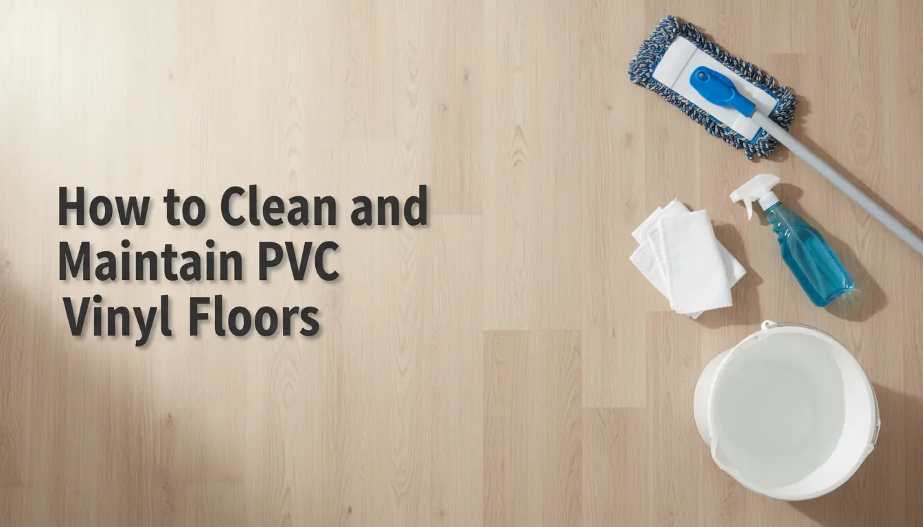 How to Clean and Maintain PVC Vinyl Floors - Complete Guide