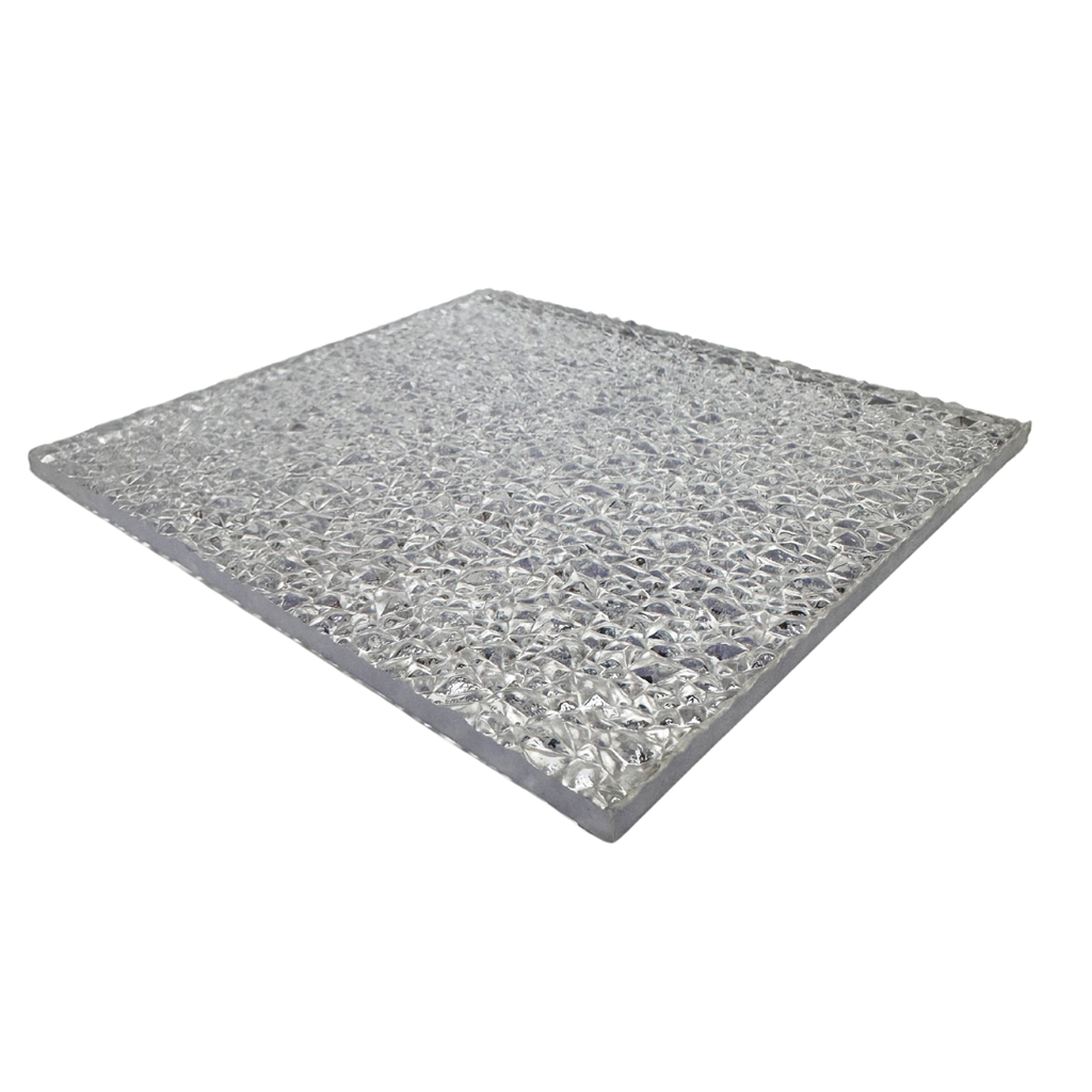 PC EMBOSSED CLEAR A2.8MM-23-EL