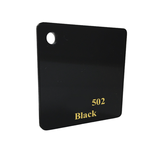 ACRYLIC SHEET BLACK 502 4MM-84-TG