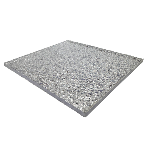 PC EMBOSSED CLEAR A2.8MM-23-EL