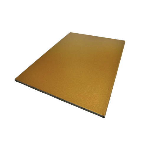 ACP SHEET GOLD BRUSH 9932 3MM 1.25X2.44MTR-AL